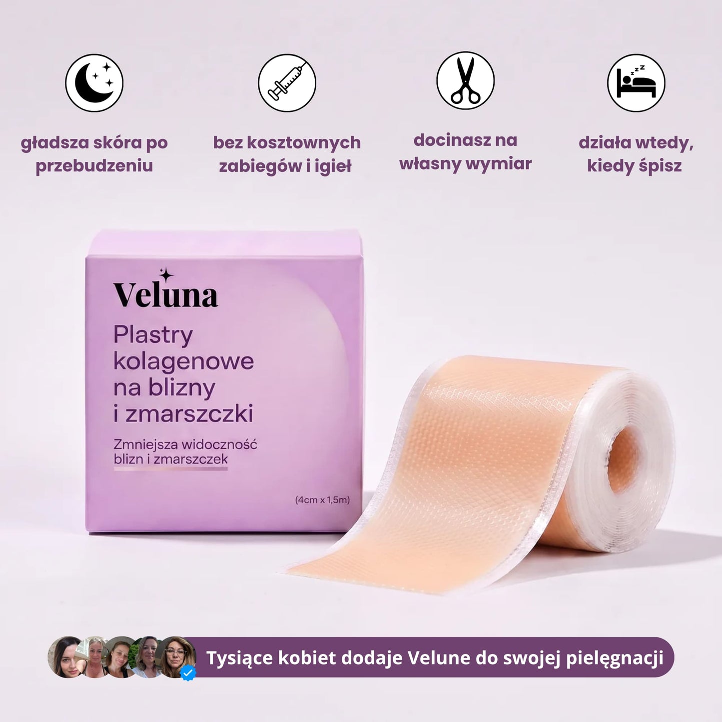 Veluna™ Silikonowa Taśma Wygładzająca